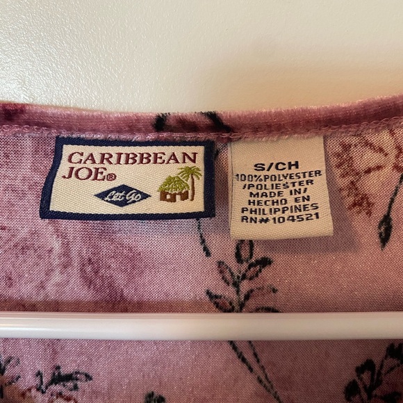 Vintage Pink Velvet Longsleeve - Picture 3 of 4